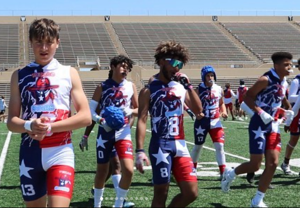 NUC Texas Stars Blue 7v7 Uniforms » Coach Schuman's NUC Sports Football